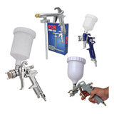 Pistola De Pintura Automotiva 600ml Hvlp Combo Promoção K4