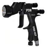 Pistola De Pintura Hvlp Gravidade Pro-557 Pdr By Ldr2 Cor Preto