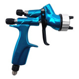 Pistola De Pintura Profissional Lvmp Bico 1.3mm Webkits Cor Azul