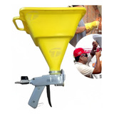 Pistola De Pintura Projeção + Caneca 3,5l Com Tampa Textura