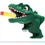Pistola Dinossauro Lançador De Dardo Sauro Infantil 3 Dardos