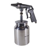 Pistola Jato De Areia Com Caneca De 1000ml Por Sucção Stels