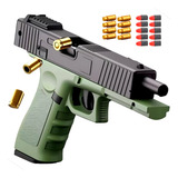 Pistola Nerf Glock Cartucho De Recarga Projeteis E Capsulas