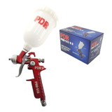 Pistola Pintura Ar Direto Hvlp Bico 0,8 250ml Profissional
