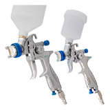 Pistola Pintura Gravidade 600ml + Pistola Retoque 125ml Kp2