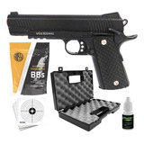 Pistola Pressão Airsoft Vigor 1911 V13 Full Metal Spring 6mm