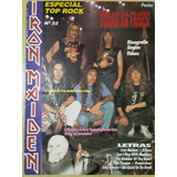 Pl216 Revista Especial Top Rock Nº32 Iron Maiden Com Pôster