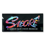 Placa Acm 60x40 Personalizada Sua Logo Impressa Externo Lind