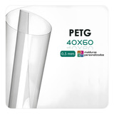 Placa Acrilico Petg Cristal Transparente 0,5mm