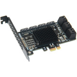 Placa Adaptador 10 Portas Sata 3 6gbps Pci-e X1 X2 X4 X8 X16