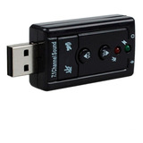 Placa Adaptador De Som Usb P/