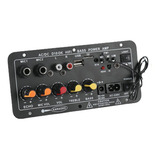 Placa Amplificada Dupla Microfone Com Efeito Usb Bluetooth 