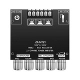 Placa Amplificador 2.1 Bluetooth 200w Rms Zk-mt21