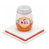 Placa Anti Formiga Repelente Doce Mesa Não Tóxica 12x12 Cor Branco