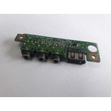 Placa Áudio + Usb Notebook Positivo P330b - 6-71-m74sa-d03a