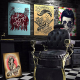 Placa Barbearia Decorativa Retrô Vintage Corte Laser 20x30cm