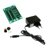 Placa Bms 3s 40a 12.6v Com Balanceamento E Fonte 12.6v 1a