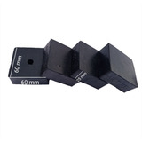 Placa Borracha Calço De Borracha Anti Vibração Mod 60 X 60