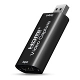 Placa Captura Mini 4k 1080p Hdmi Para Usb 2.0 Vídeo Live