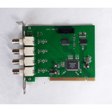 Placa Captura Pci Cftv 4 Canais Techwell Tw6802 10104/nova