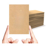 Placa Chapa Mdf Cru 10x15 A6 Kit 20 Und 3mm Artesanato