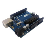 Placa Compatível Com Arduino Uno Versão Com Chip Dip