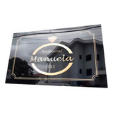 Placa Condominio Sinalização Identificação Acrílico 60x40