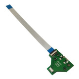 Placa Conector Usb Controle Ps4 Jds-011 + Cabo Flat 12 Vias