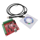 Placa Controladora Cnc Usb, 4 Eixos, 100khz Suporte, Mach3