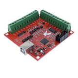 Placa Controladora Mach3 4 Eixos 100khz Interface Usb Cnc Nf
