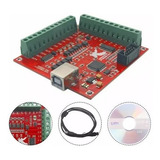 Placa Controladora Mach3 4 Eixos 100khz Interface Usb Cnc 