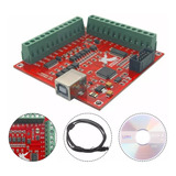 Placa Controladora Mach3 4 Eixos 100khz Interface Usb Cnc 