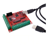 Placa Controladora Mach3 Cnc 4 Eixos Usb Cnc + Dvd