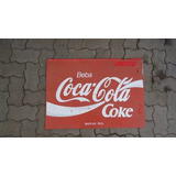 Placa Da Coca Cola Antiga Tt