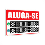 Placa De Aluga-se 50x40cm