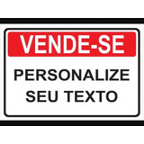 Placa De Aluga-se Ou Vende-se Personalizado 