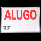 Placa De Alugo Imoveis Veiculos Carros