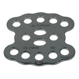 Placa De Ancoragem Aço Inox For Rope - 10 (5+5) Furos - 50kn