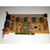 Placa De Captura Dvr Cftv Techwell Luxvision Tw6805a 