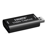 Placa De Captura Hdmi Usb 2.0 - 1080p Streamer Obs Live