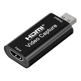 Placa De Captura Hdmi Usb Áudio E Vídeo Streaming 4k 1080p