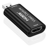 Placa De Captura Vídeo Mini 4k 1080p Hdmi Usb 2.0 Live Stea