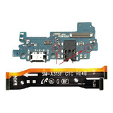 Placa De Carga Sub + Cabo Flat Flex Para Galaxy A31 A315
