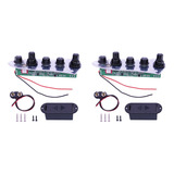 Placa De Controle Com Fio 2x 5 Jazz Loaded Para Guitarra De