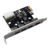 Placa De Expansão Pci De 4 Portas Pci-e A Usb3.0 Hub