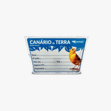 Placa De Gaiola Identificação De Pássaros (1 Unidades)
