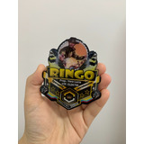 Placa De Gaiola Personalizada Resinada Ringo