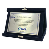 Placa De Homenagem Aço Escovad