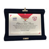 Placa De Homenagem Aço Inox