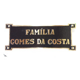 Placa De Homenagem Em Bronze Para Lapides / Jazigos